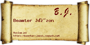 Beamter Jázon névjegykártya